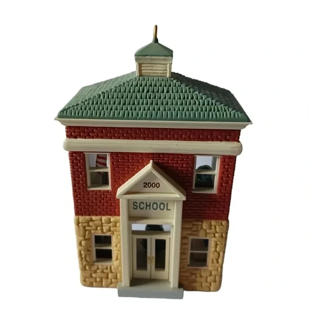 Hallmark keepsake ornaments collection series school barber&shops